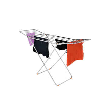 PARASNATH SpaceDry Large Stainless Steel Clothes Drying Stand – Foldable & Rust-Proof for Home, Balcony & Outdoor Use – Made in India - PARASNATH