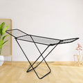 PARASNATH Winsome Cloth Drying Stand – Foldable, Lightweight, Durable Alloy Steel Laundry Rack for Indoor & Outdoor Use, Multiple Drying Rails, Made in India (Black) - PARASNATH