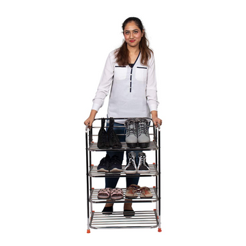 Parasnath 4 Layer Stainless Steel Shoes Stand Rack 