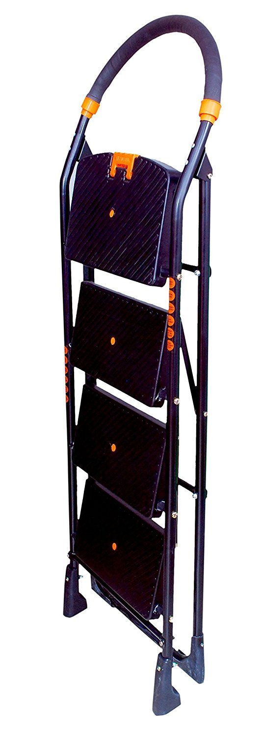 Parasnath Heavy Duty Folding Ladder 4 Steps – Powder Coated Steel