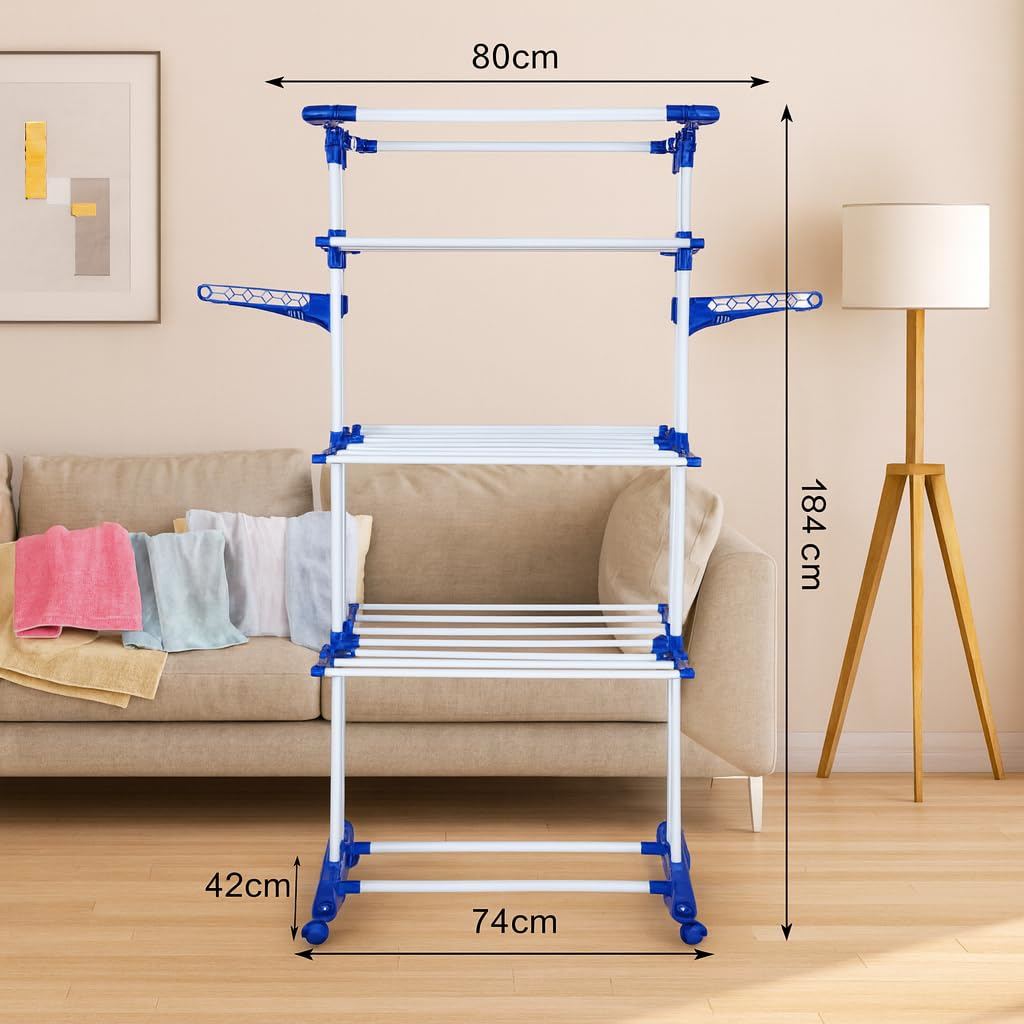 Foldable Parasnath Clothes Drying Rack for Home & Balcony
