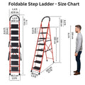 Parasnath GoUp 8 Step Foldable Steel Ladder