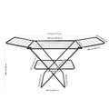 Parasnath Steel Black Color  Foldable Cloth Drying Stand 