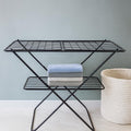 Parasnath Steel Black Color  Foldable Cloth Drying Stand 