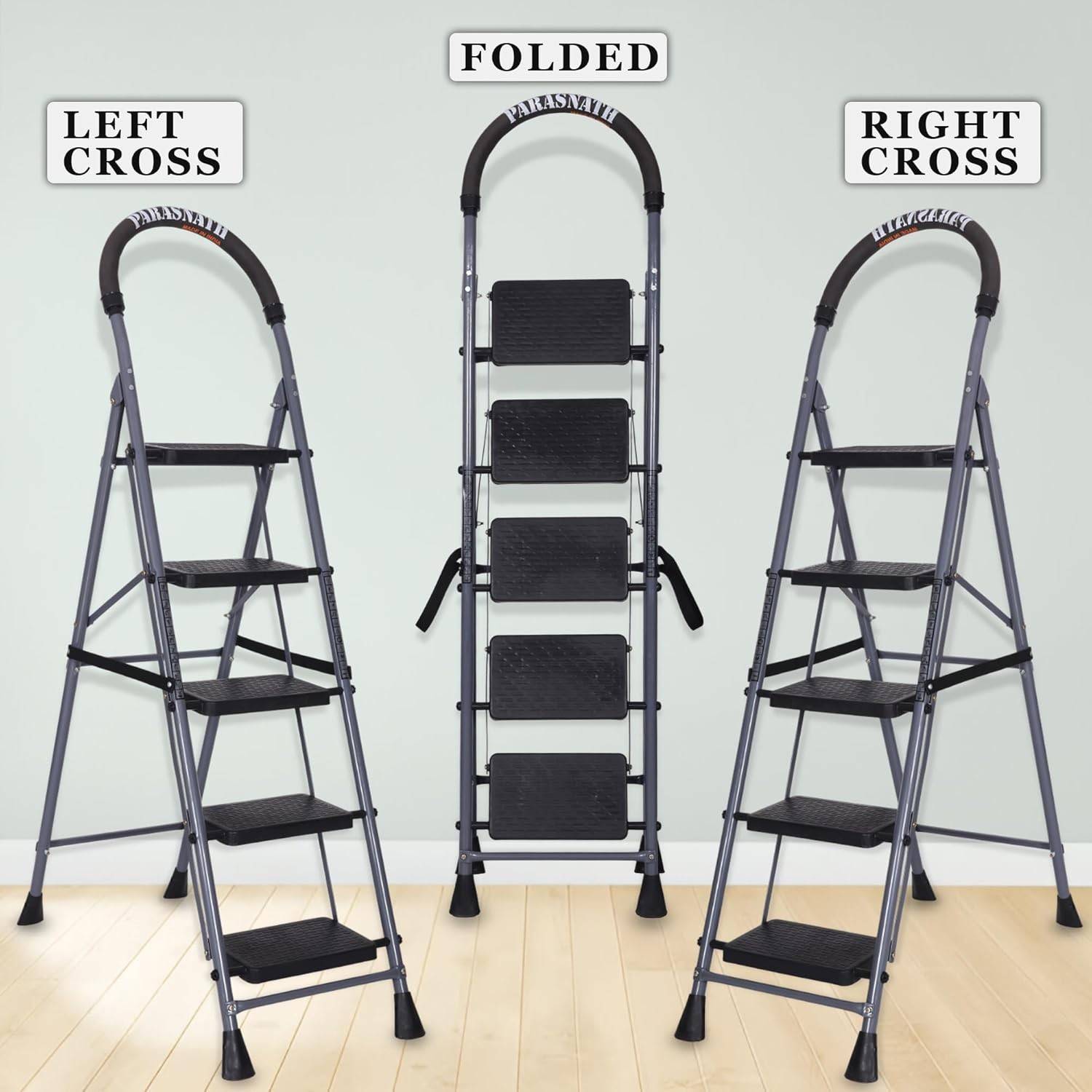 Parasnath GoUp 5 Step Foldable Steel Ladder 