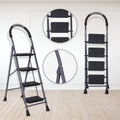 Parasnath GoUp 4 Step Grey Steel Ladder