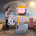 Foldable Parasnath Clothes Drying Rack for Home & Balcony