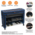 PARASNATH Trendy Cloth Shoe Rack with 3 Shelves
