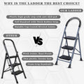 Parasnath GoUp 3 Step Foldable Steel Ladder 