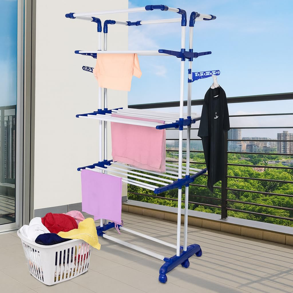Foldable Parasnath Clothes Drying Rack for Home & Balcony