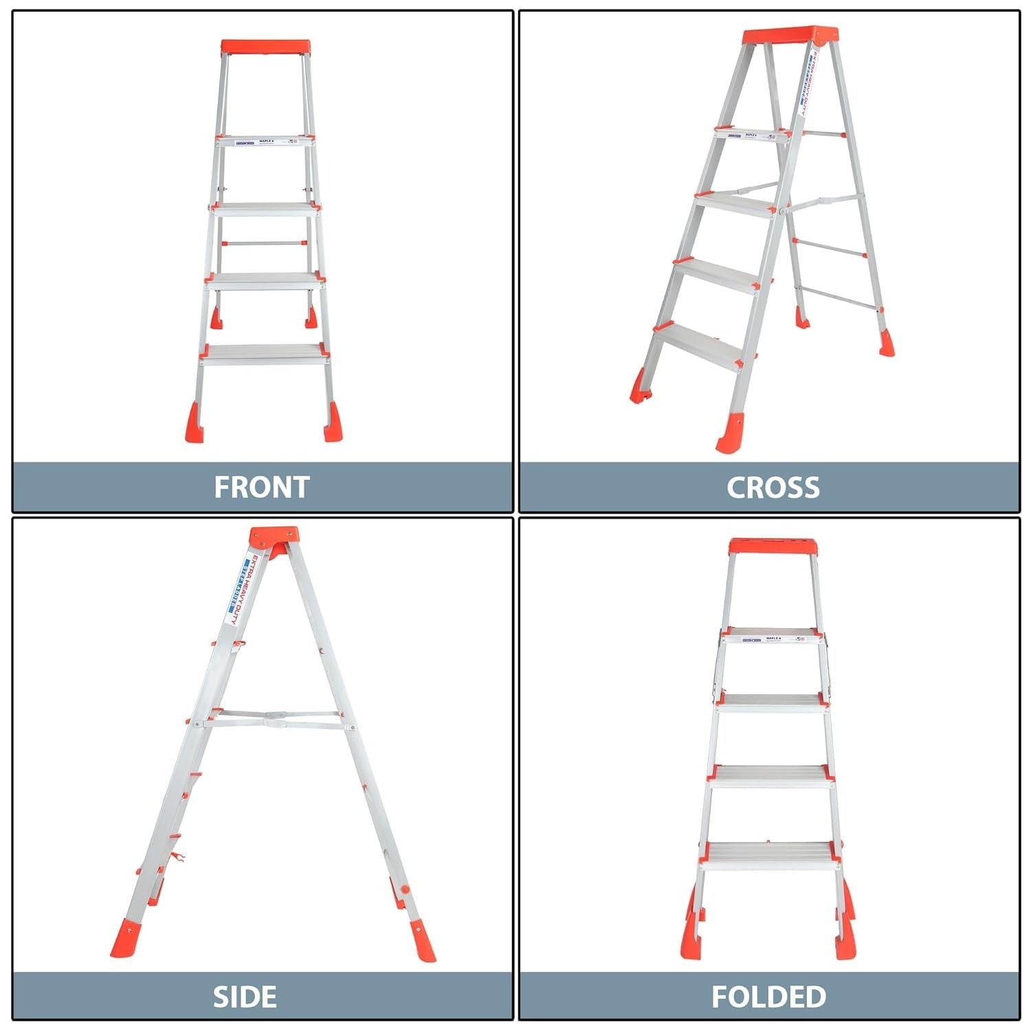 PARASNATH 4 Step EasyDay Folding Ladder 