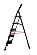 Heavy Duty 5-Step Folding Ladder 5.2 Ft – Parasnath Black Diamond