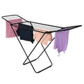 PARASNATH Winsome Cloth Drying Stand – Foldable, Lightweight, Durable Alloy Steel Laundry Rack for Indoor & Outdoor Use, Multiple Drying Rails, Made in India (Black) - PARASNATH
