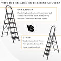 Parasnath GoUp 6 Step Foldable Steel Black Ladder