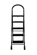 Heavy Duty 5-Step Folding Ladder 5.2 Ft – Parasnath Black Diamond