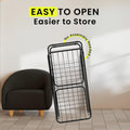 PARASNATH Winsome Cloth Drying Stand – Foldable, Lightweight, Durable Alloy Steel Laundry Rack for Indoor & Outdoor Use, Multiple Drying Rails, Made in India (Black) - PARASNATH