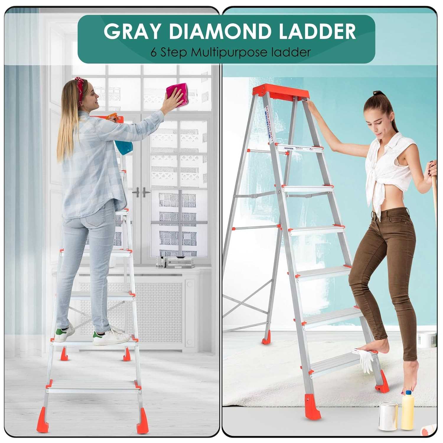 PARASNATH 6 Step EasyDay Folding Ladder 