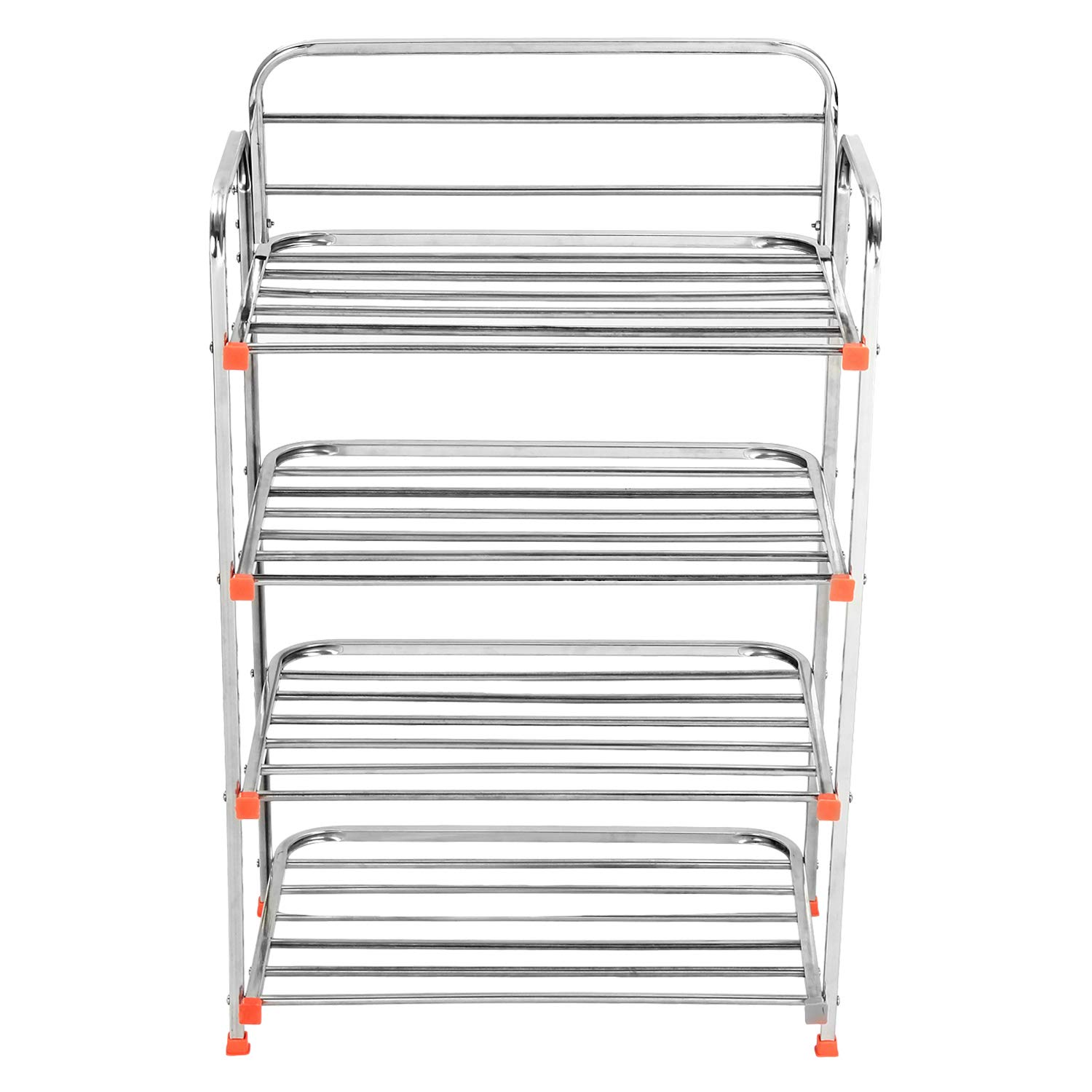 Parasnath 4 Layer Stainless Steel Shoes Stand Rack 