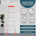PARASNATH 5 Step EasyDay Folding Ladder 