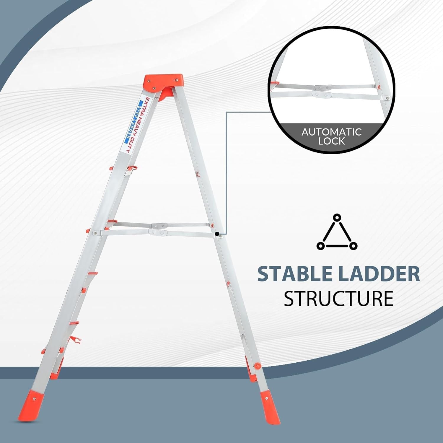 PARASNATH 4 Step EasyDay Folding Ladder 