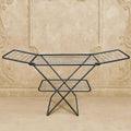 Parasnath Steel Black Color  Foldable Cloth Drying Stand 