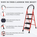 Parasnath GoUp 4 Step Foldable Steel Ladder