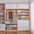 Parasnath Pink Foldable Wardrobe Organizer 