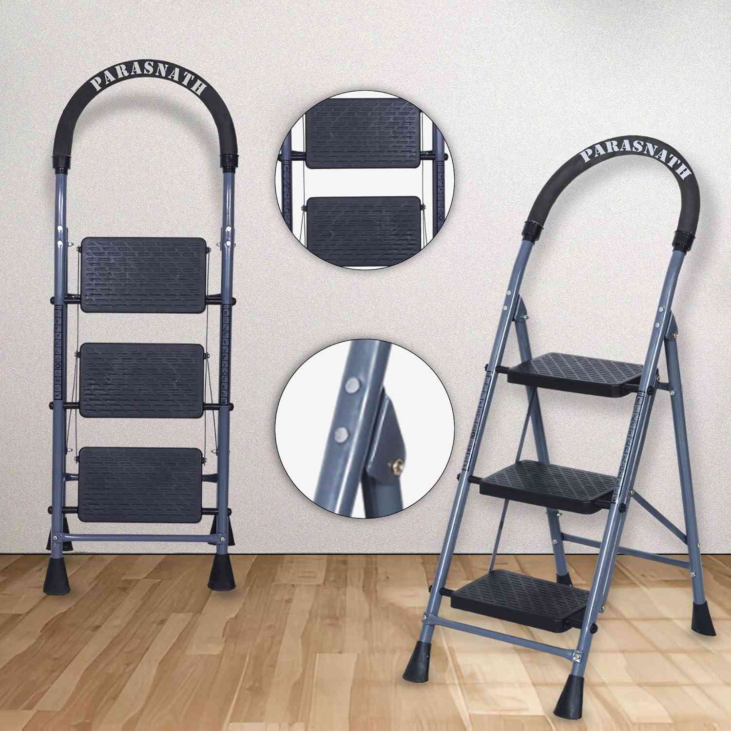 Parasnath GoUp 3 Step Foldable Steel Ladder 
