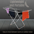 PARASNATH SpaceDry Large Stainless Steel Clothes Drying Stand – Foldable & Rust-Proof for Home, Balcony & Outdoor Use – Made in India - PARASNATH