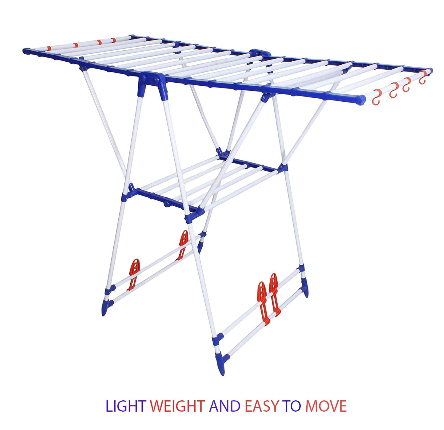 Parasnath Winsome Modular Cloth Dryer Stand Pre-Assembled Foldable for Home Laundry