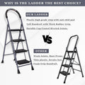 Parasnath GoUp 4 Step Grey Steel Ladder