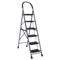 Parasnath GoUp 6 Step Foldable Steel Grey Step Ladder