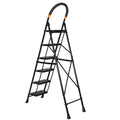 Parasnath GoUp 6 Step Foldable Steel Black Ladder