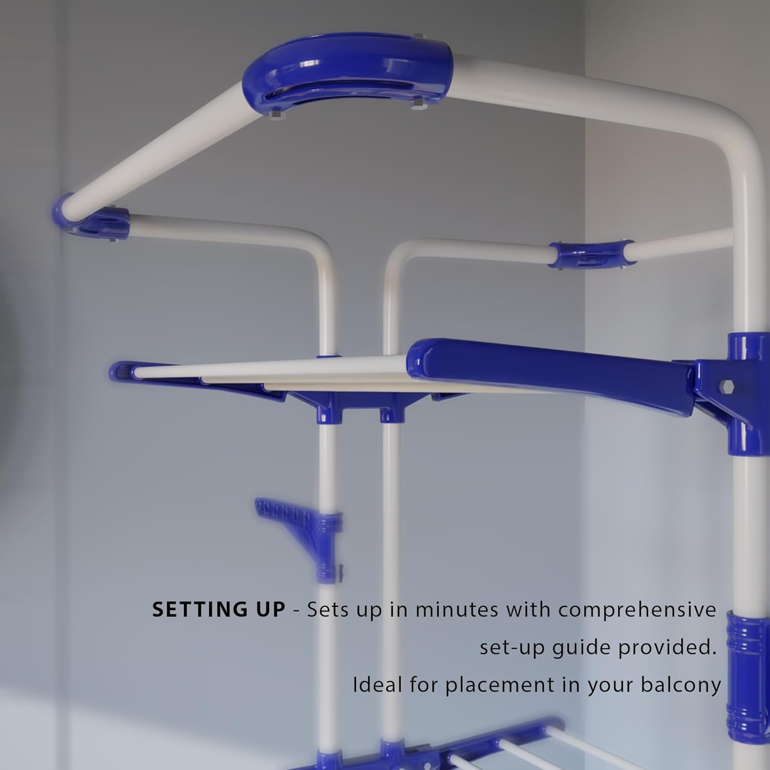 Foldable Parasnath Clothes Drying Rack for Home & Balcony