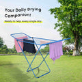 PARASNATH Winsome Cloth Drying Stand – Foldable, Lightweight, Durable Alloy Steel Laundry Rack for Indoor & Outdoor Use, Multiple Drying Rails, Made in India (Blue) - PARASNATH