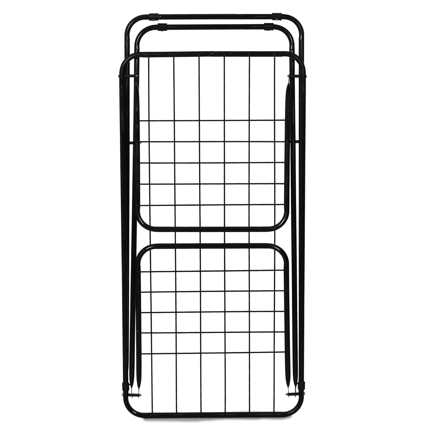 Parasnath Steel Black Color  Foldable Cloth Drying Stand 