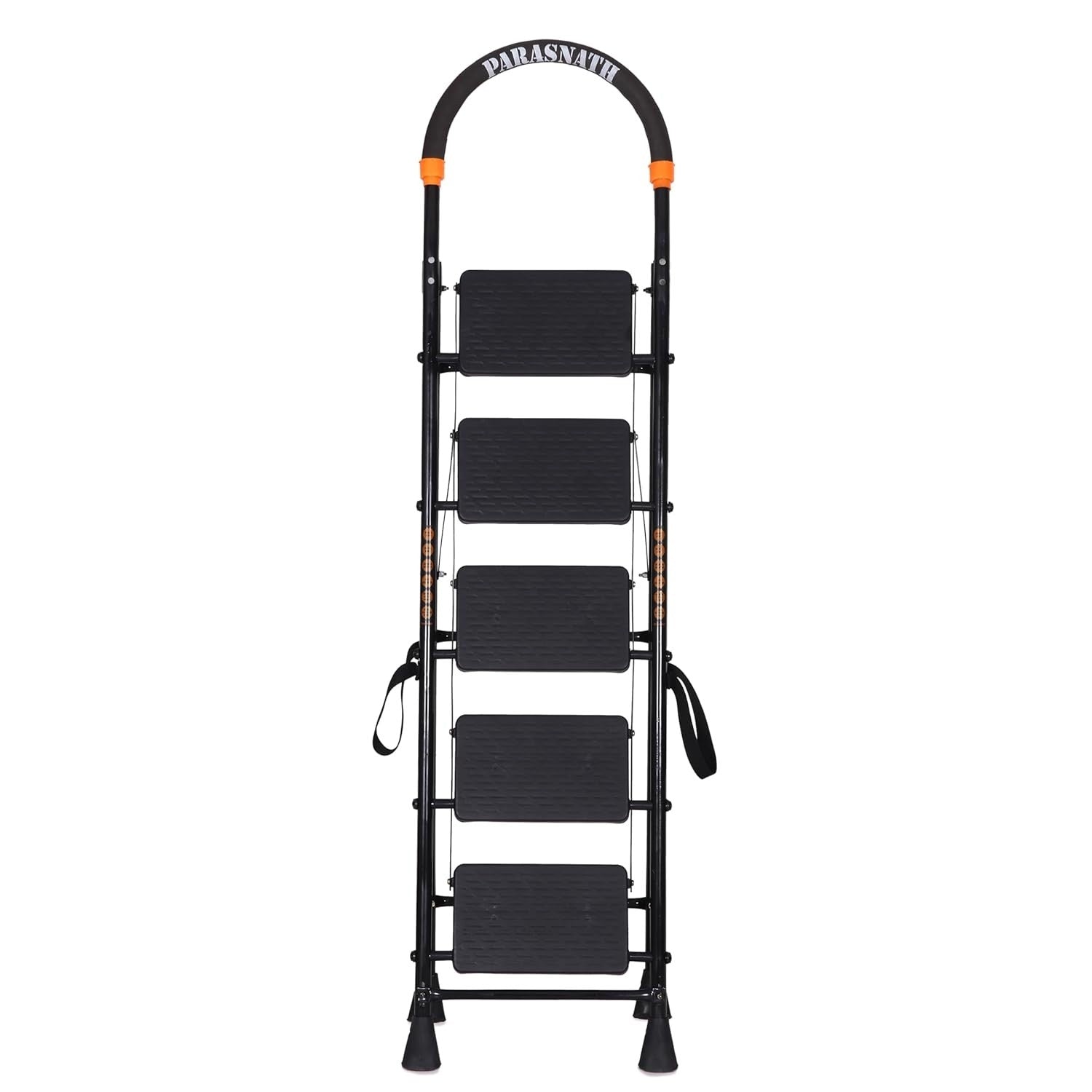 Parasnath GoUp 5 Step Foldable Steel Black Ladder