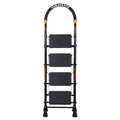 Parasnath GoUp 4 Step Foldable Steel Black Ladder 
