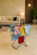 Parasnath Steel Black Color  Foldable Cloth Drying Stand 