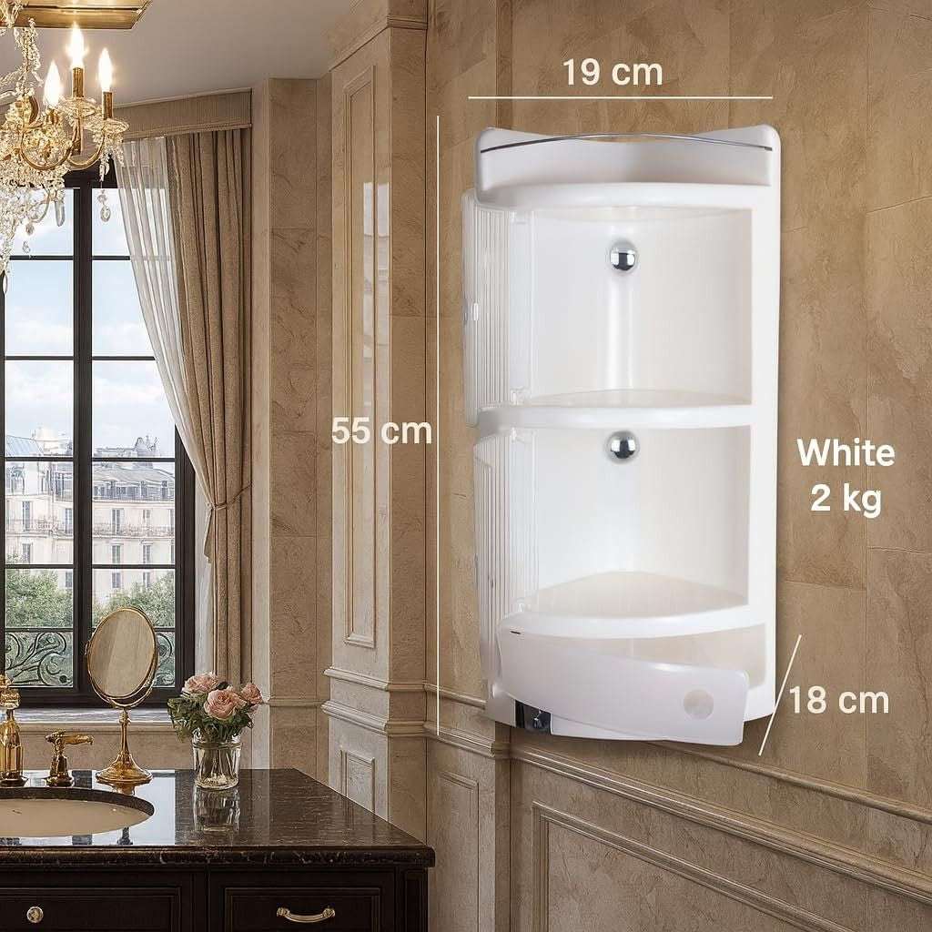 PARASNATH Big Crystal Corner Cabinet Shelf