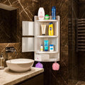 PARASNATH Big Crystal Corner Cabinet Shelf