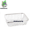 Parasnath Mirror Finish 2 Shelf Square Vegetable and Fruit Trolley