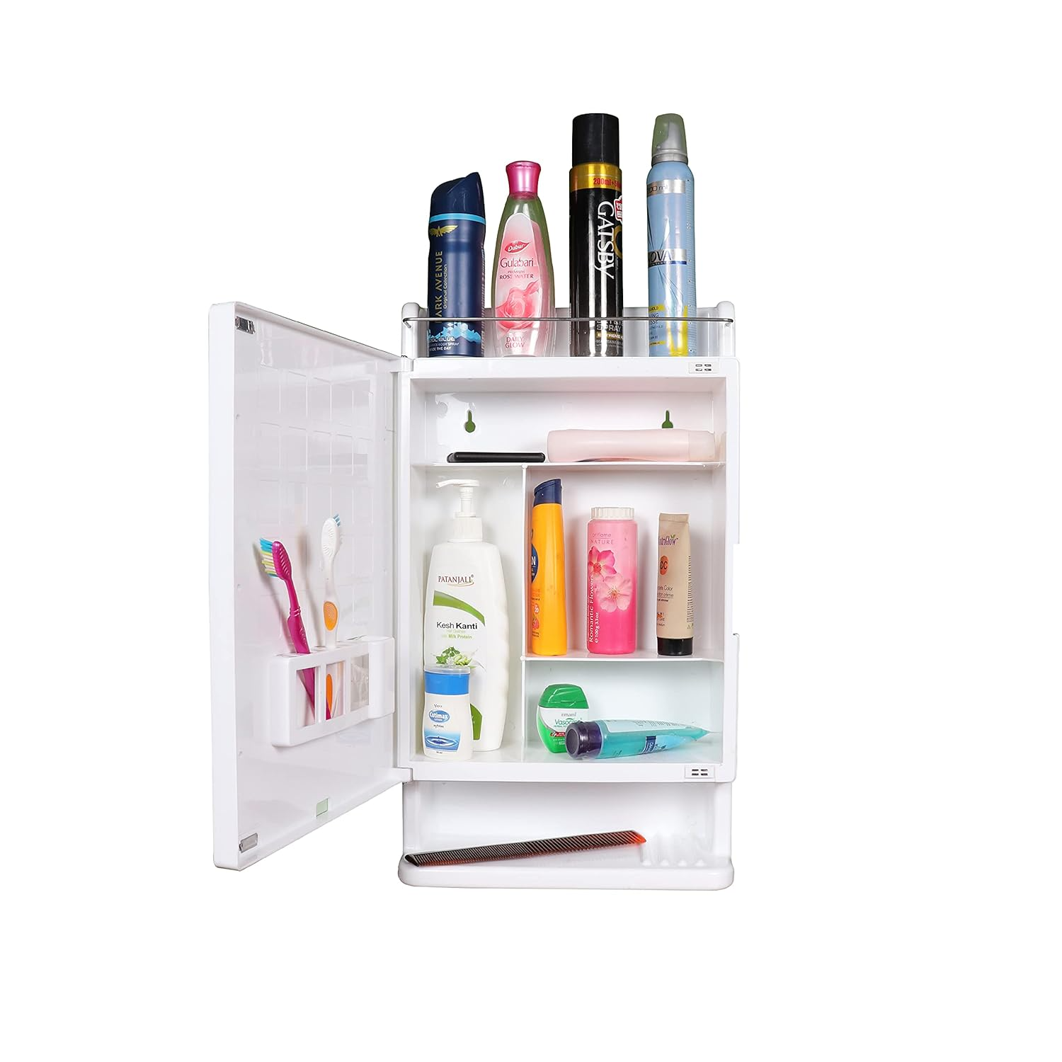 Parasnath Strong Heavy Bathroom Cabinet with Mirror