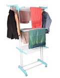 Parasnath 6 Layer Clothes Drying Stand Foldable Steel Rack with Breaking Wheel S