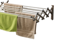 Parasnath 30 Inch Wall Stainless Steel Clothes Drying Stand 7 Pipes Foldable
