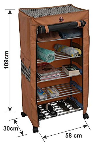 PARASNATH Trendy Cloth Shoe Rack with 5 Shelves 