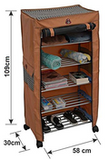 PARASNATH Trendy Cloth Shoe Rack with 5 Shelves