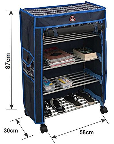 PARASNATH Trendy Cloth Shoe Rack with 4 Shelves 