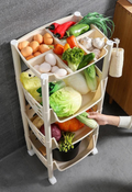 PARASNATH SKEP 3+1 Layer Kitchen Trolley – multipurpose fruit & vegetable storage rack
