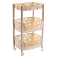PARASNATH SKEP 2+1 Layer Kitchen Trolley – multipurpose fruit & vegetable storage rack